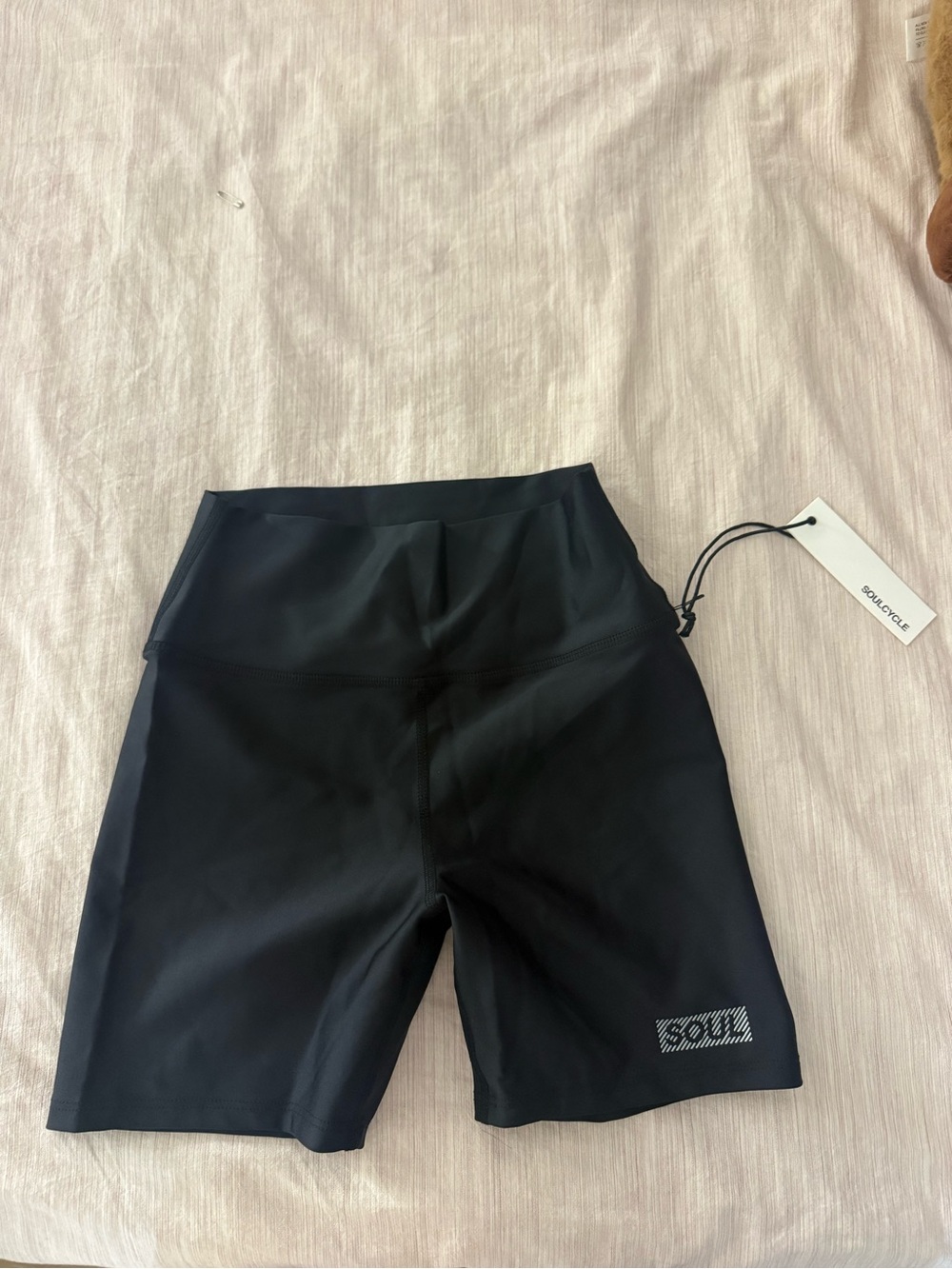 soulcycle Black High-Rise Bike Shorts